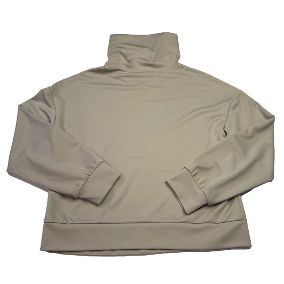 Neutral Beige Lounge Set with Mock Neck Pullover & Joggers – SHEIN - Picture 2 of 6